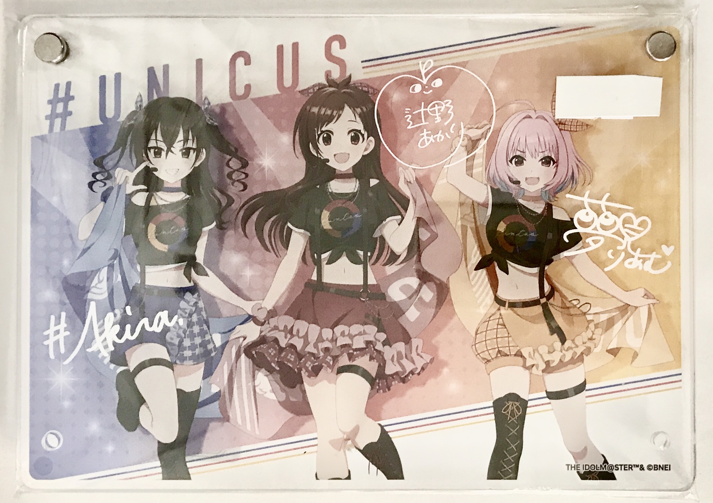 辻野あかり 砂塚あきら 夢見りあむ ファントエス　限定 アクリルスタンド ファントエス、『アイドルマスター シンデレラガールズ』より