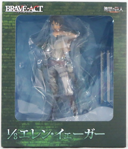 【未開封】進撃の巨人　BRAVE-ACT エレン・イェーガー（お掃除版） Amazon.co.jp: BRAVE-ACT 進撃の巨人 エレン・イェーガー（お