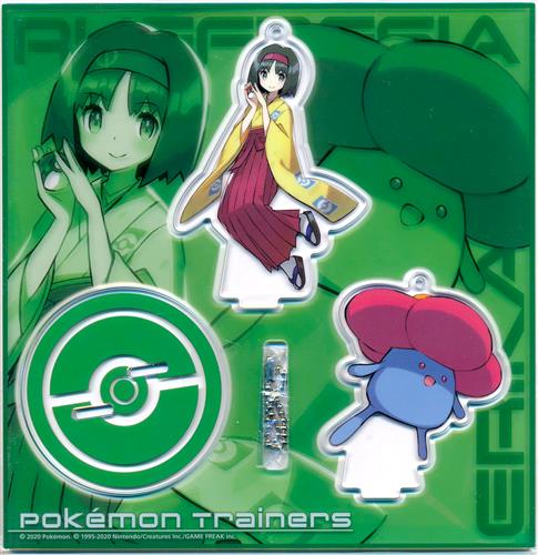 ポケットモンスター アクリルスタンドキーホルダー Pokemon Trainers エリカ&ラフレシア