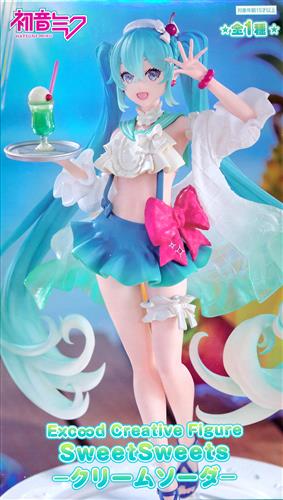 【未開封】初音ミク Exc∞d Creative Figure SweetSweets -クリームソーダ-