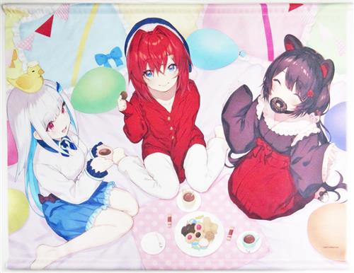 DMMスクラッチ にじさんじ B-3賞 タペストリー さんばか リゼ・ヘルエスタ&アンジュ・カトリーナ&戌亥とこ