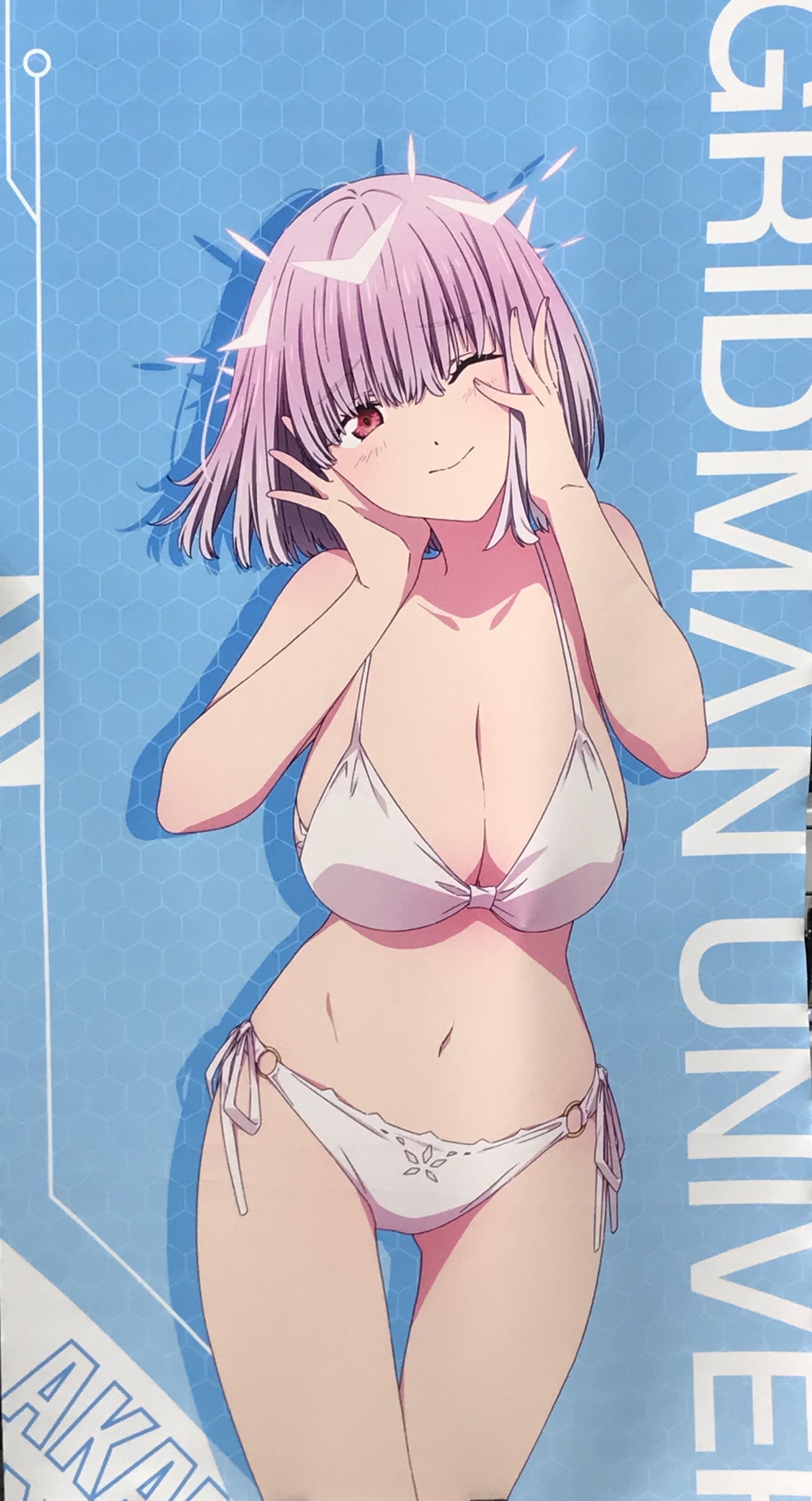 グリッドマン ユニバース くじメイト オンラインくじ 2024 Part1 A-2賞 ロングタペストリー 新条アカネ