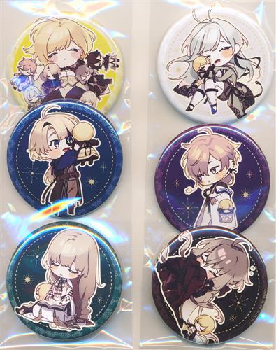 終遠のヴィルシュ -EpiC:lycoris- 描きおろしちびキャラ缶バッジ7個セット 【スペシャルステラセット内容物】