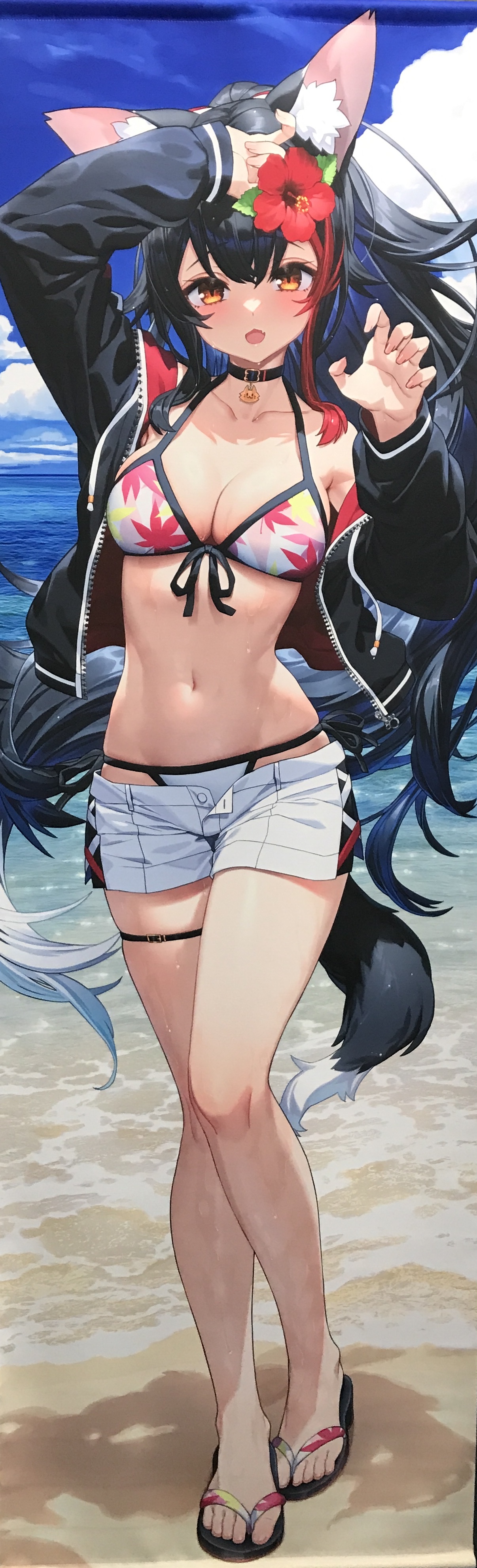 C104 大陸間弾道少女 泉彩 大神ミオ 等身大タペストリー Amazon.co.jp: 大神ミオ 泉彩先生描き下ろしB2タペストリー