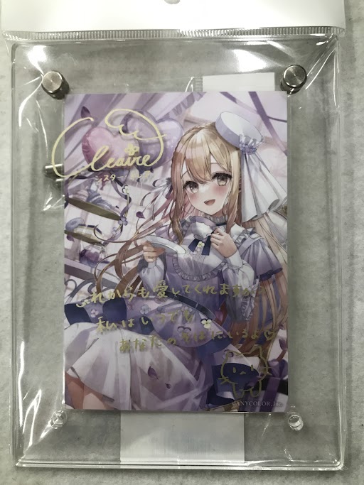 シスター・クレア にじさんじ 誕生日 2023 アクリルフォトフレーム にじさんじ 誕生日グッズ アクリルパネル シスター・クレア
