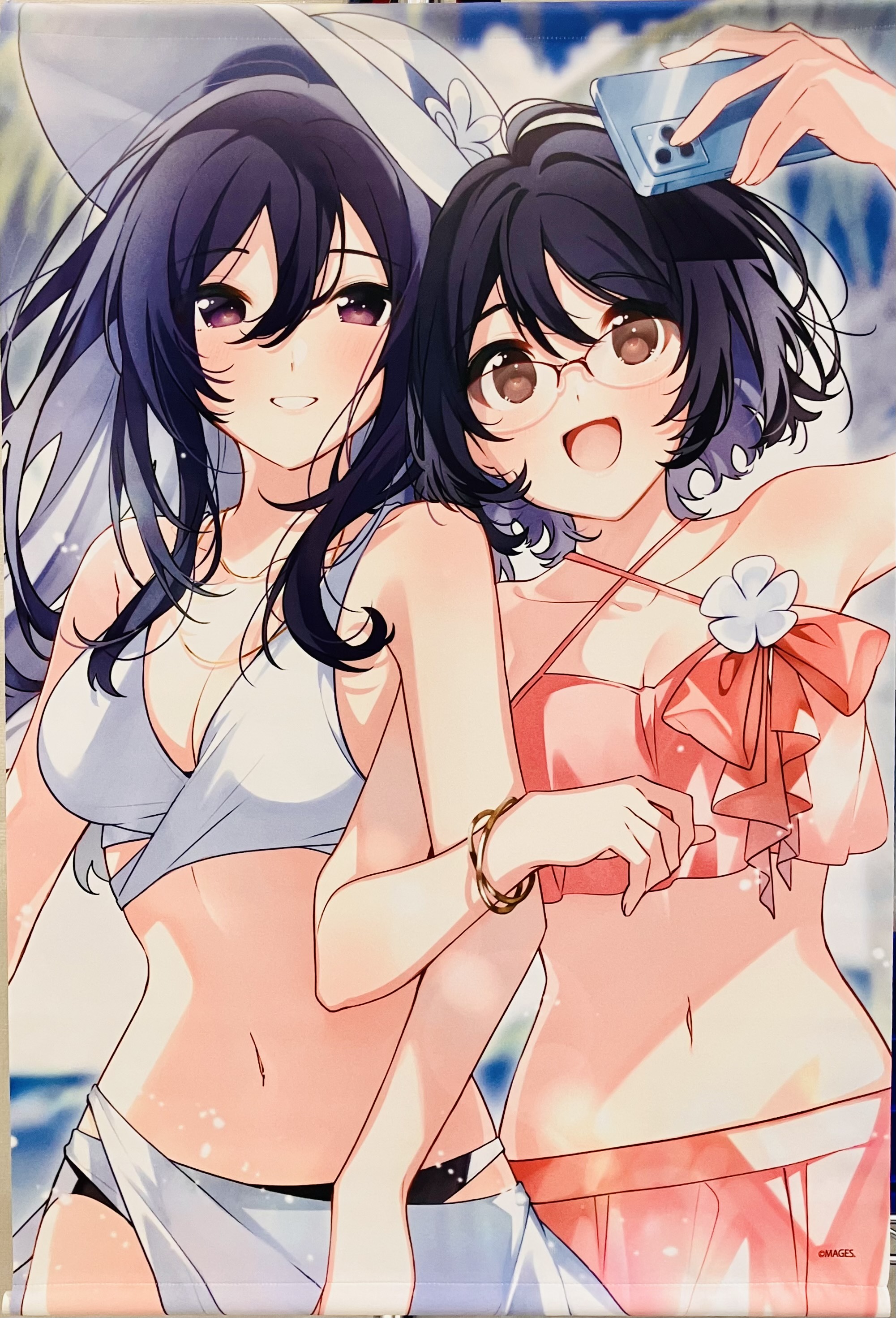 Memories Off シリーズ B2縦タペストリー シンスメモリーズ 北條ちはや&伊勢陽詩