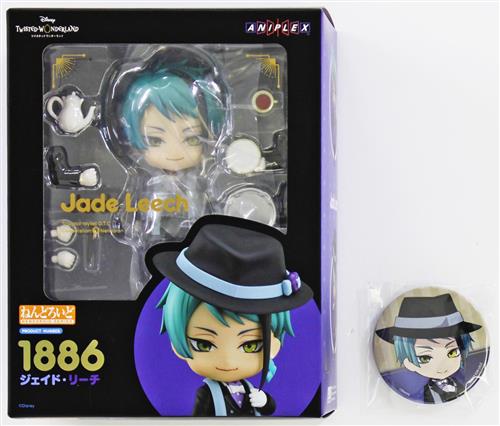【未開封】ねんどろいど 1886 Disney TWISTED-WONDERLAND ジェイド・リーチ+ANIPLEX+/GOODSMILE ONLINE SHOP購入特典 ねんどろいどぷらす 缶バッジ セット 【ANIPLEX+/GOODSMILE ONLINE SHOP限定】 【フィギュア】[ANIPLEX]
