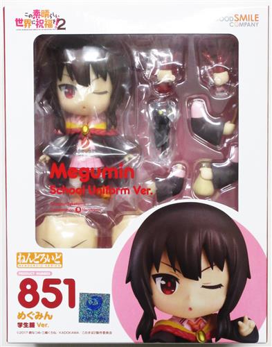 【未開封】ねんどろいど 851 この素晴らしい世界に祝福を! 2 めぐみん 学生服Ver. 【フィギュア】[グッドスマイルカンパニー]