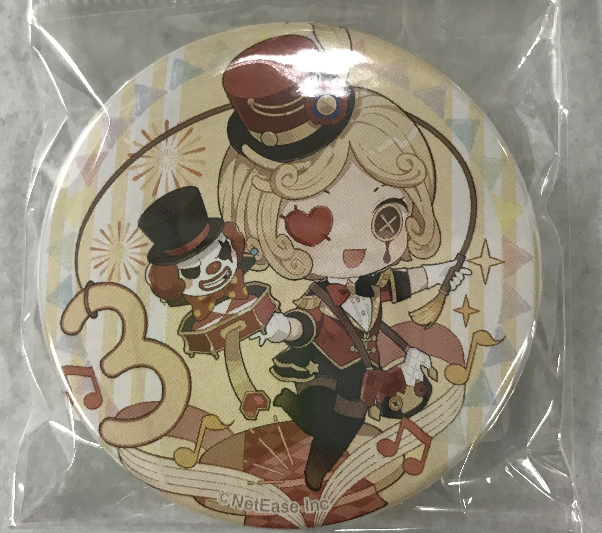 Identity V 第五人格×SWEETS PARADISE 3rd Anniversary Cafe トレーディング缶バッジ 踊り子(マルガレータ・ツェレ)