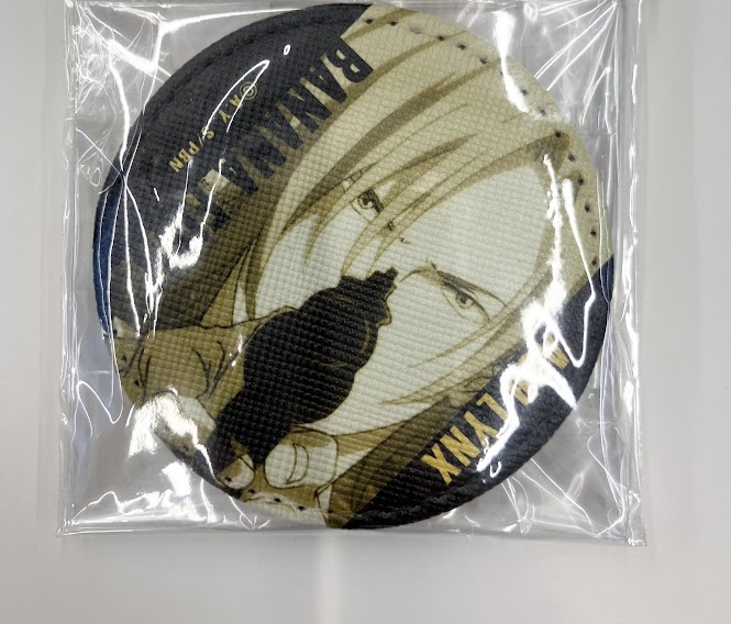 BANANA FISH レザーバッジ デザイン06 アッシュ・リンクス D