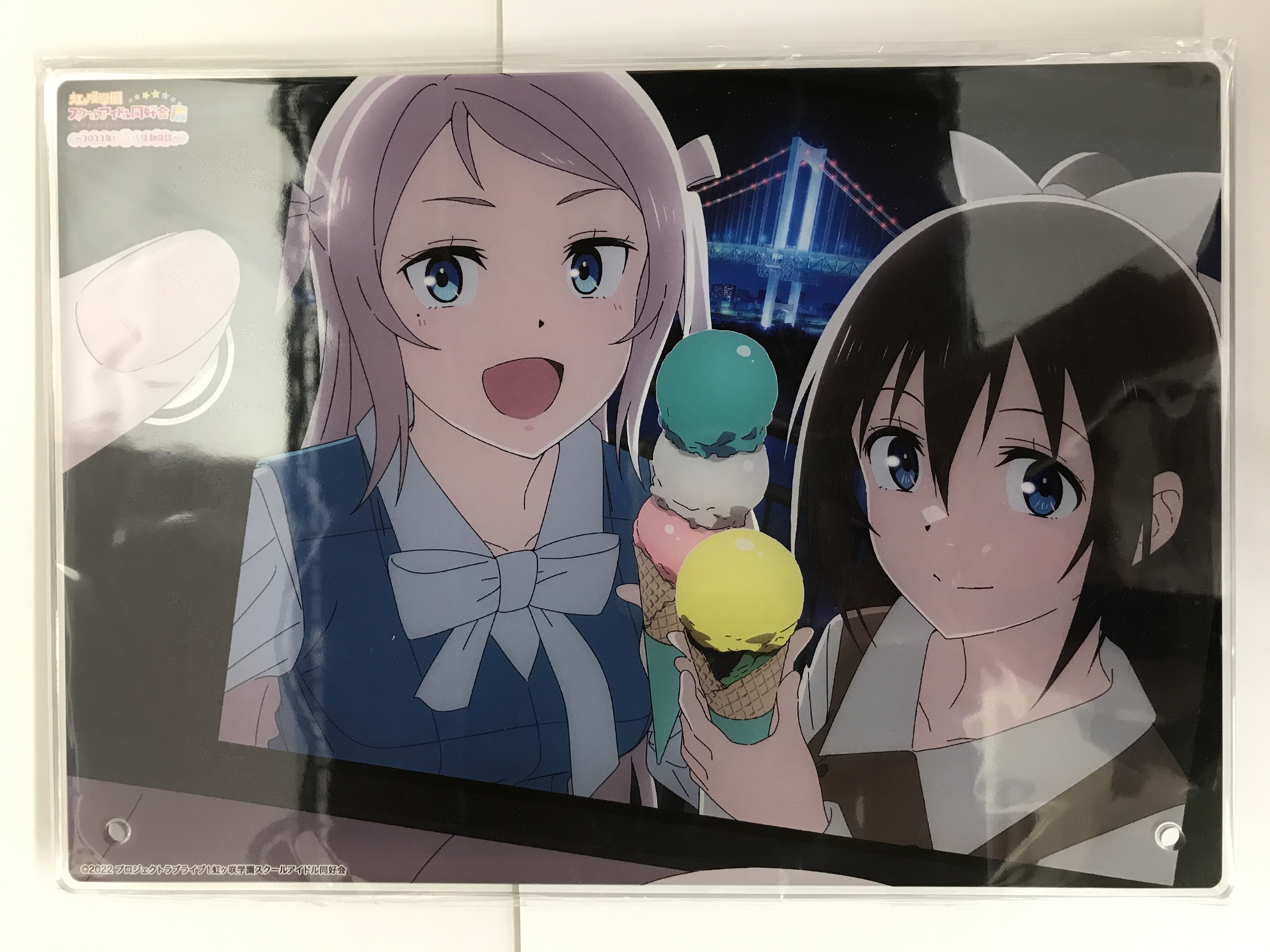 【未開封】ラブライブ!虹ヶ咲学園スクールアイドル同好会展 ～2023年にじいろ活動日誌～ アクリルアートパネル 鐘嵐珠&桜坂しずく