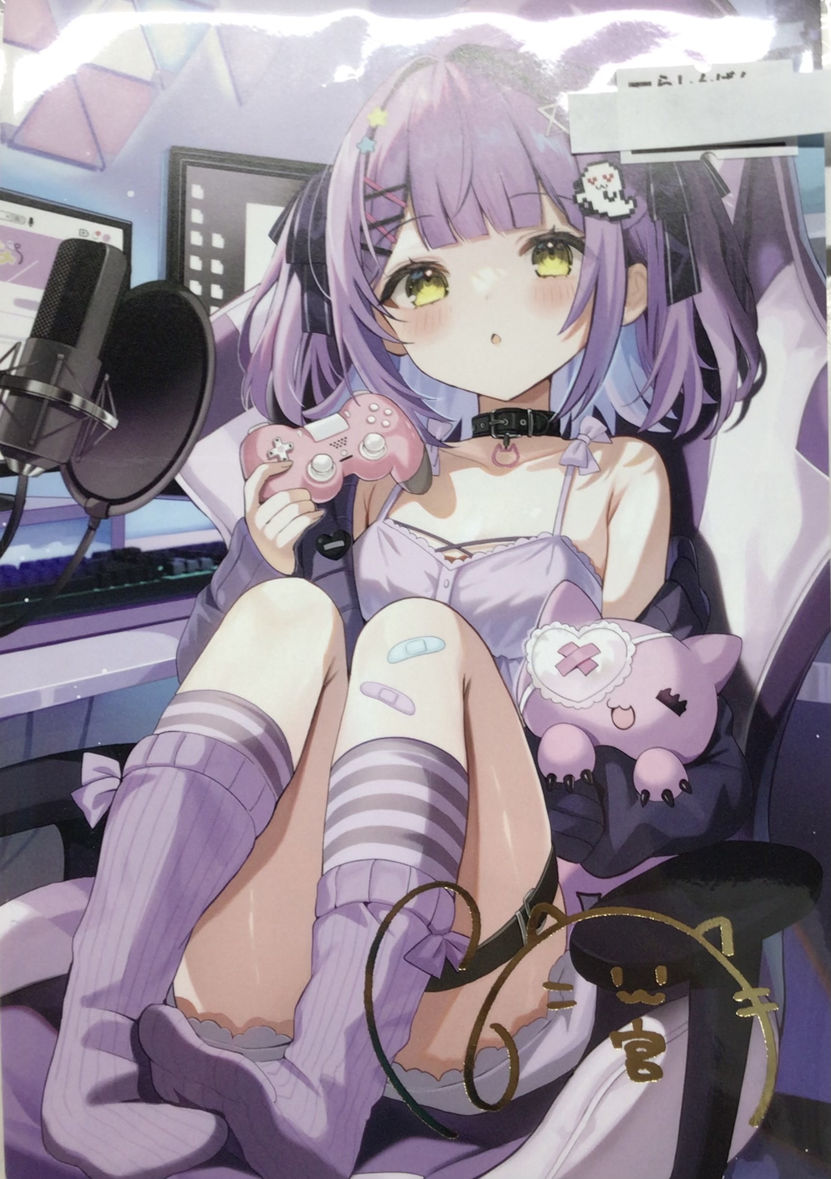 ぶいすぽっ! 誕生日記念2023 複製箔押しサイン入りポストカード