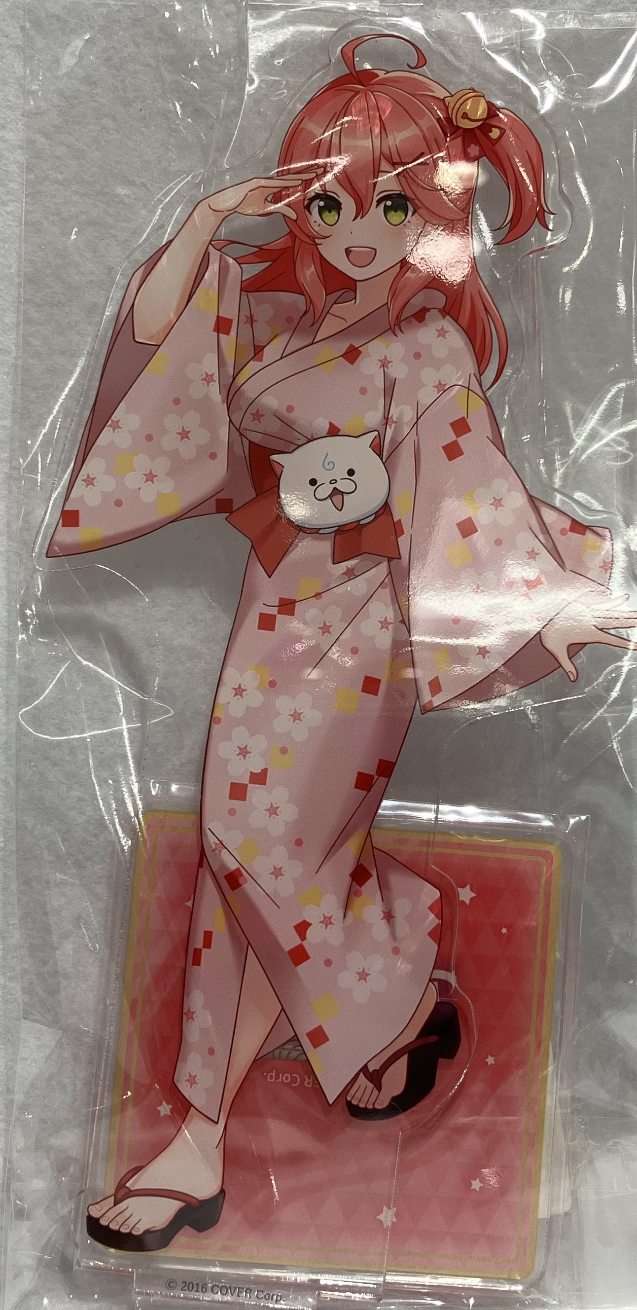 ホロライブ ホロライブ0期生×極楽湯 RAKU SPA フロライフ デカアクリルスタンド さくらみこ 浴衣ver.
