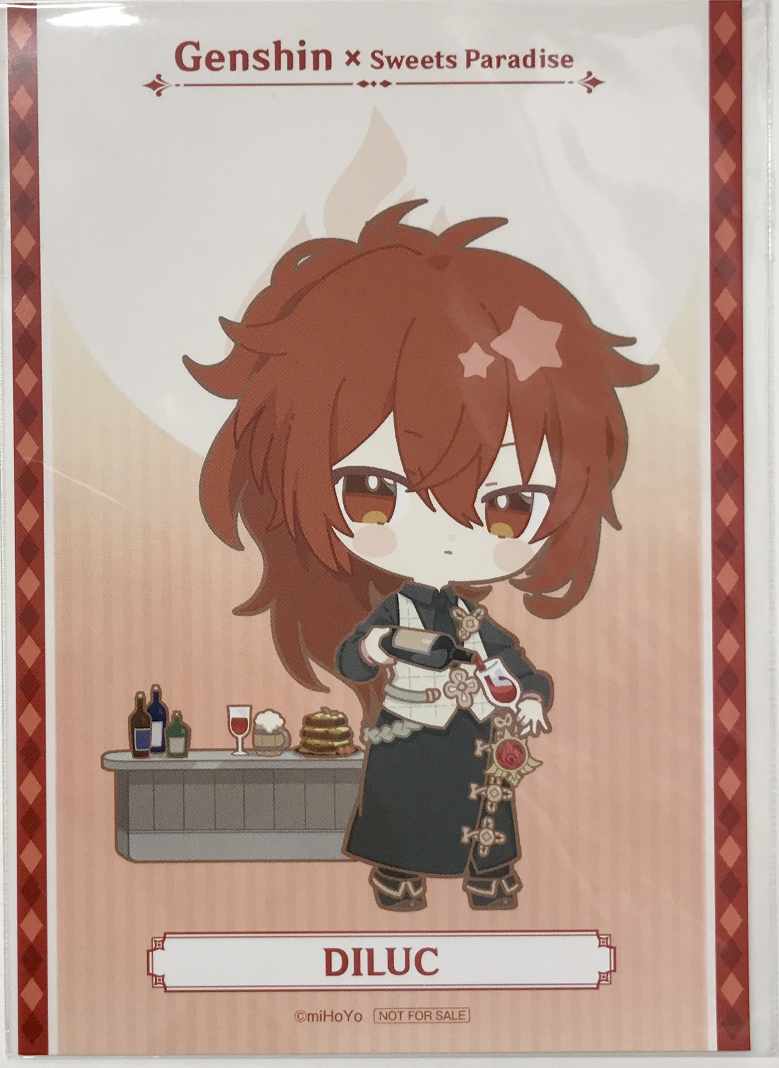 原神×SWEETS PARADISE -そよ風の饗宴- ちびキャラブロマイド ディルック