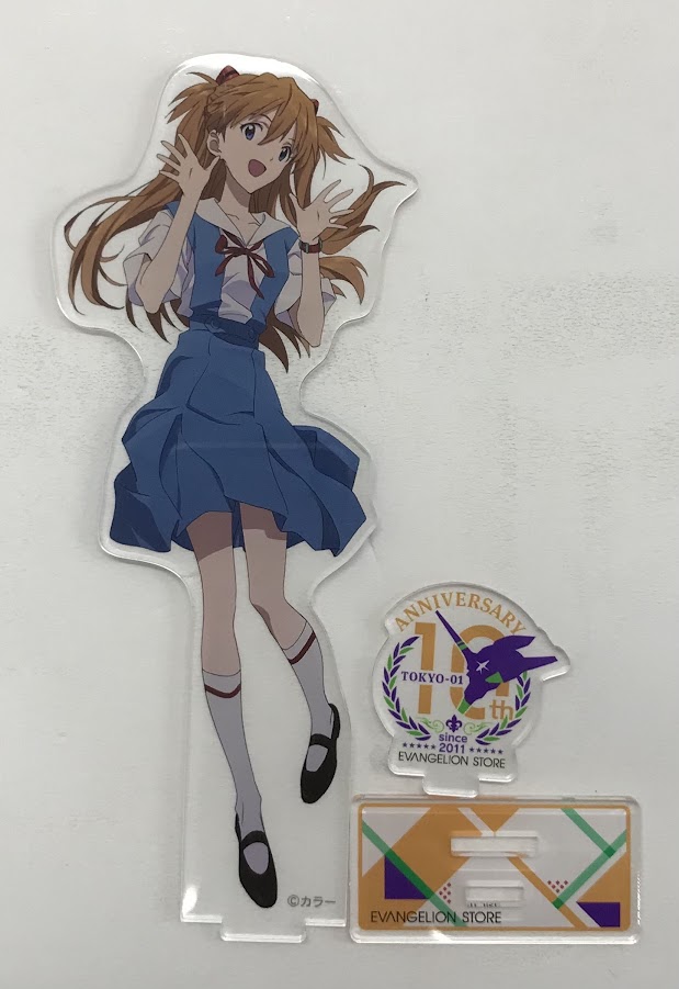 ヱヴァンゲリヲン新劇場版 EVANGELION STORE TOKYO-01 【10周年記念】 アクリルスタンド 式波・アスカ・ラングレー 10周年記念イラスト