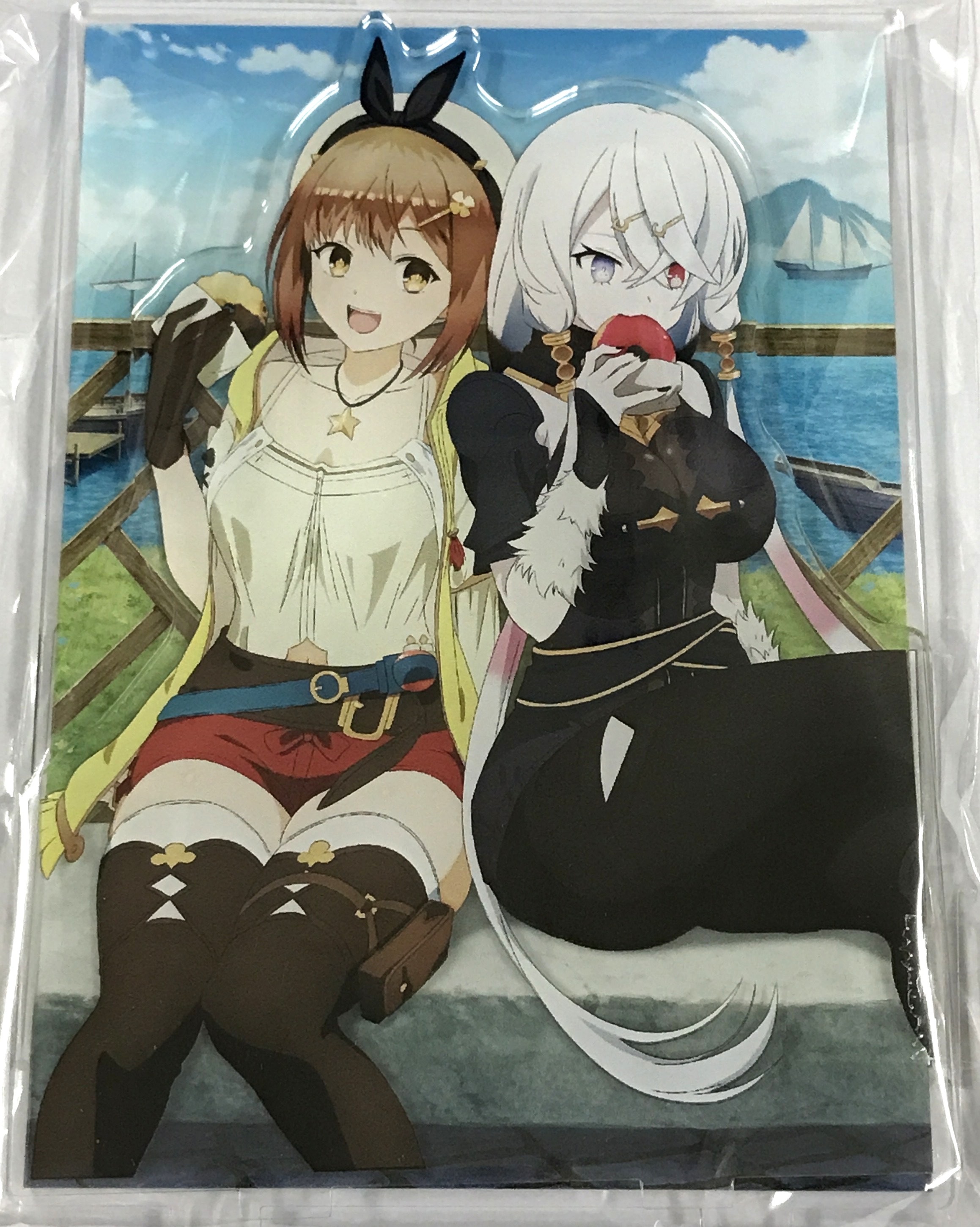 ライザのアトリエ ～常闇の女王と秘密の隠れ家～ アニメ描き下ろしアクリルジオラマ ライザリン・シュタウト&リラ・ディザイアス 【ビックカメラ/ソフマップ/アニメガ BD/DVD有償特典】