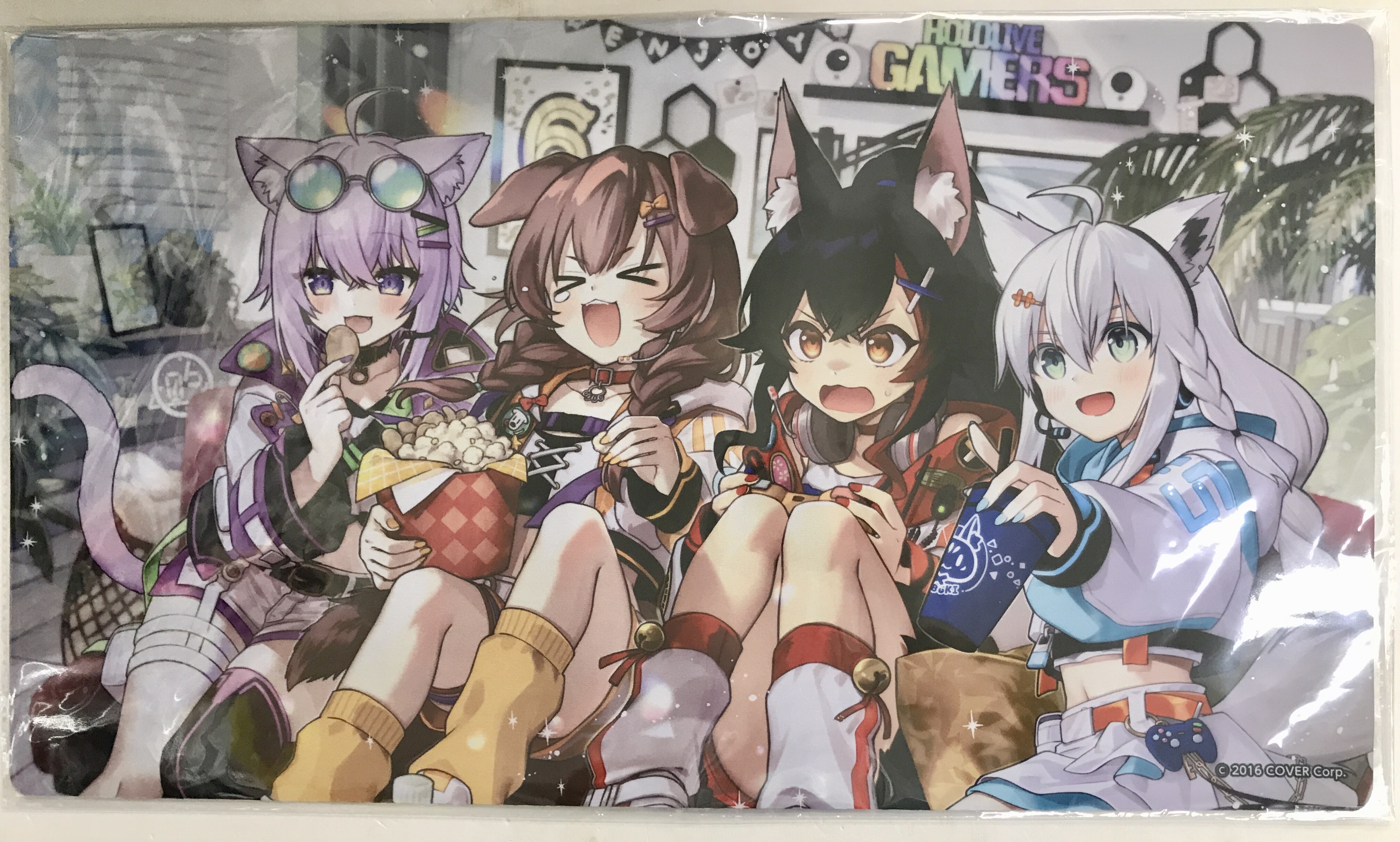 ホロライブゲーマーズ6周年記念　ラバーマット　1枚 ホロライブ ホロライブゲーマーズ 6周年記念 ラバーマット ﾎﾛ