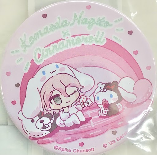 【未開封】ダンガンロンパ×サンリオキャラクターズ WEBくじ F賞 缶バッジ ダンガンロンパ 3 The End of 希望ヶ峰学園 狛枝凪斗&シナモロール