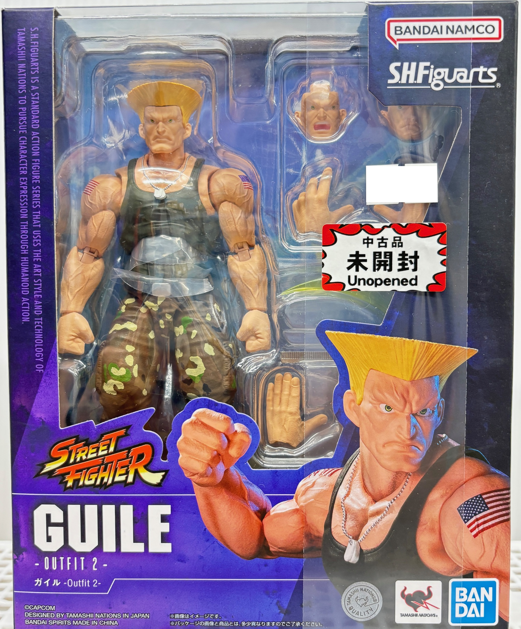 【未開封】S.H.Figuarts ストリートファイターシリーズ ガイル -Outfit 2- 【フィギュア】[BANDAI SPIRITS]