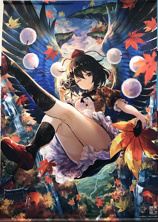 東方Project ビッグタペストリー 射命丸文
