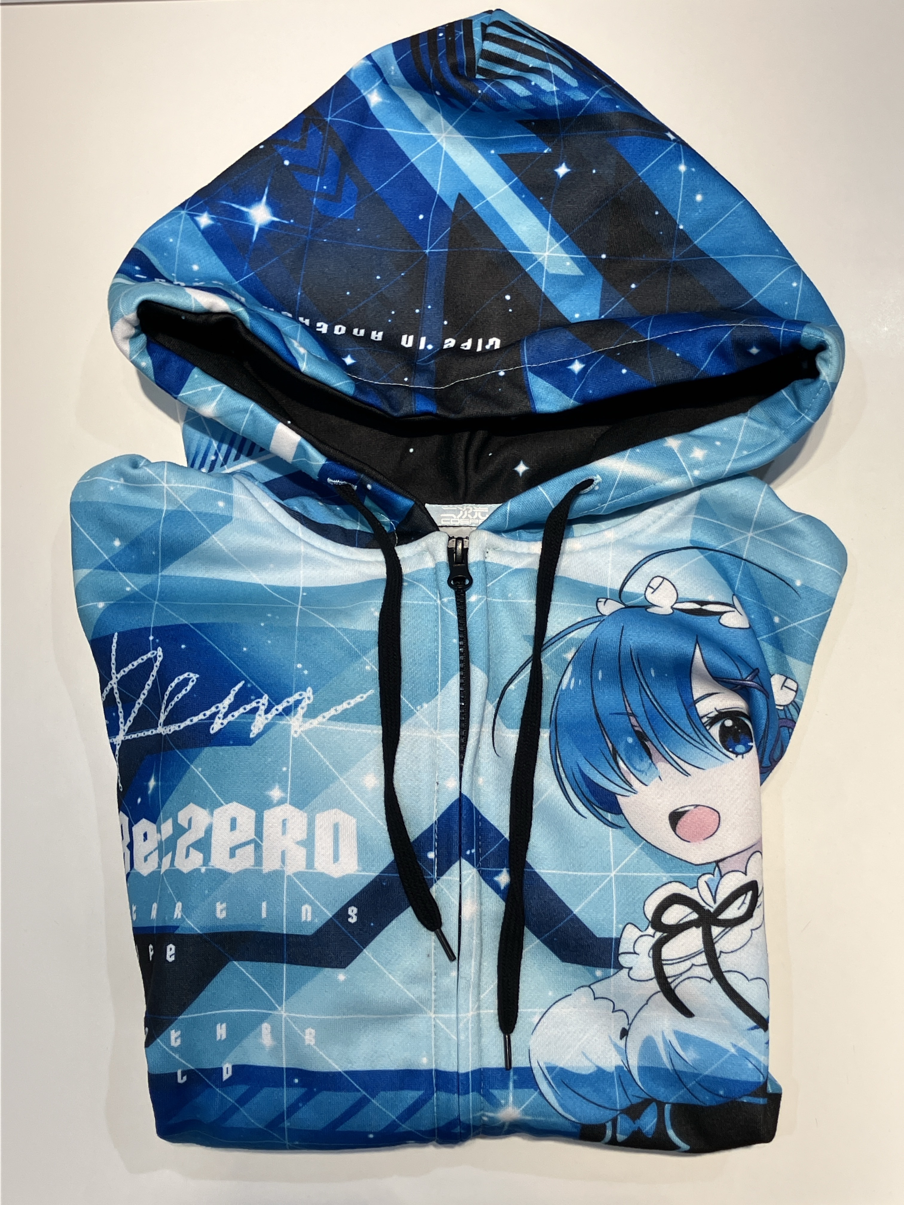 Re:ゼロから始める異世界生活 フルグラフィック裏起毛ジップパーカー レム (Mサイズ)