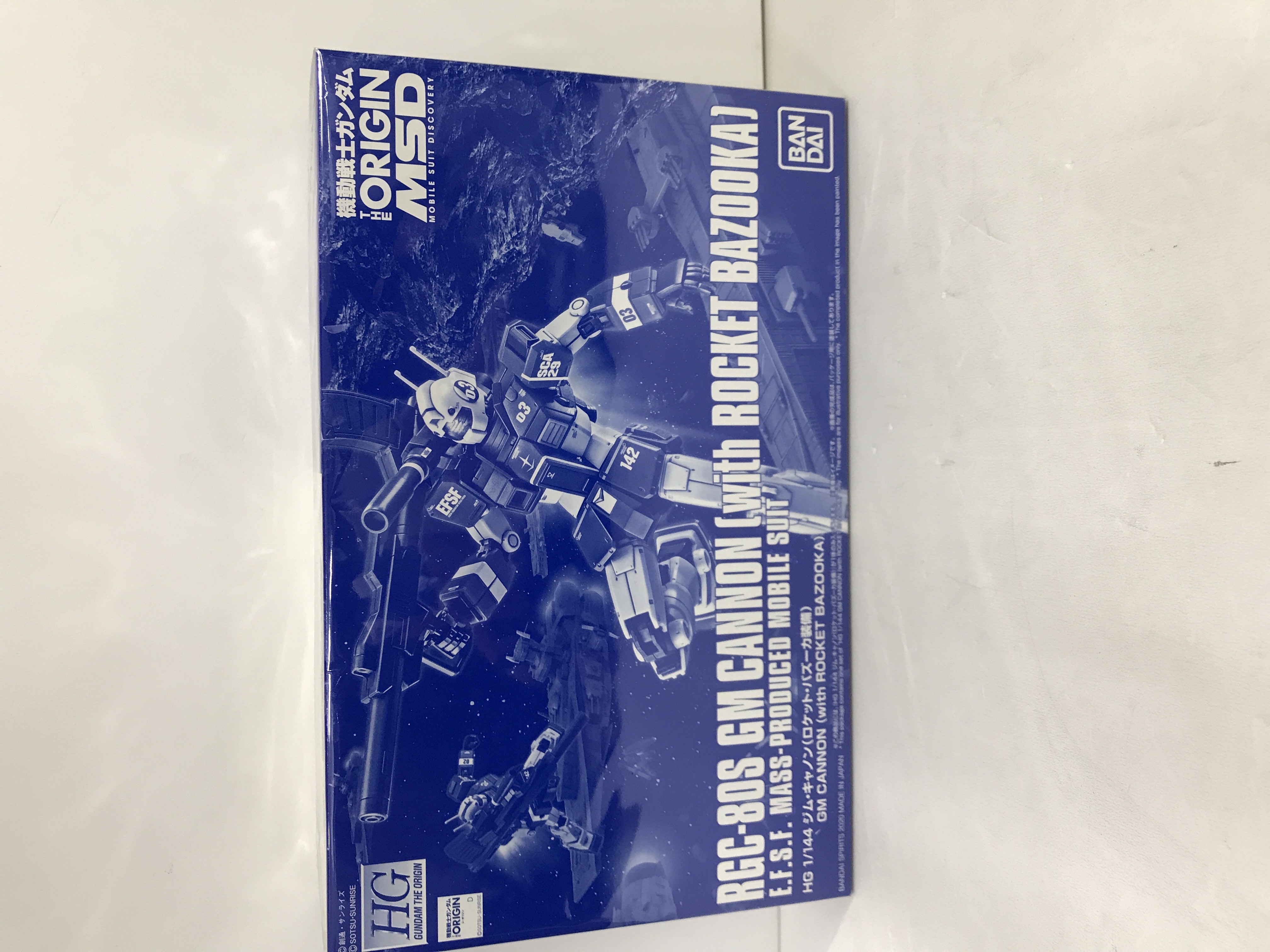 HG 機動戦士ガンダム THE ORIGIN MSD ジム・キャノン(ロケット・バズーカ装備) 【プレミアムバンダイ限定】 [BANDAI SPIRITS]