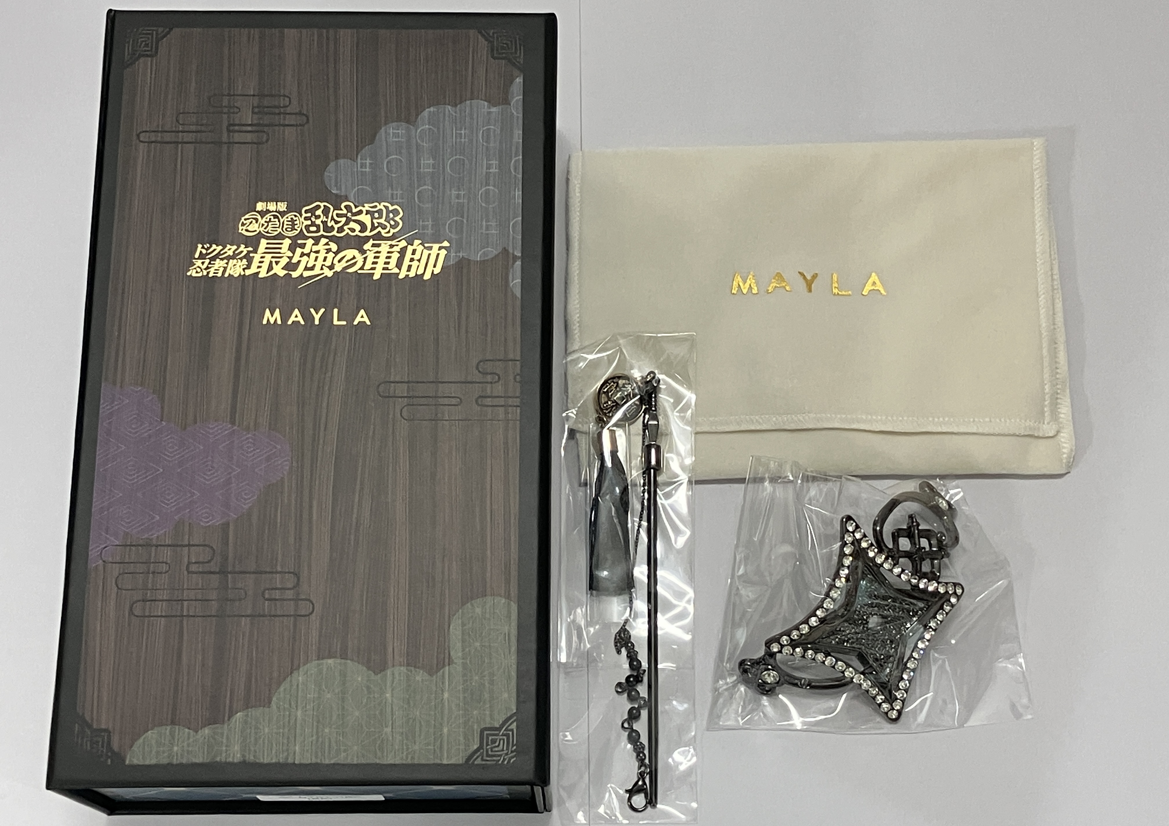 劇場版 忍たま乱太郎 ドクタケ忍者隊最強の軍師×MAYLA アイコニック ヘアオブジェ + 簪 土井半助