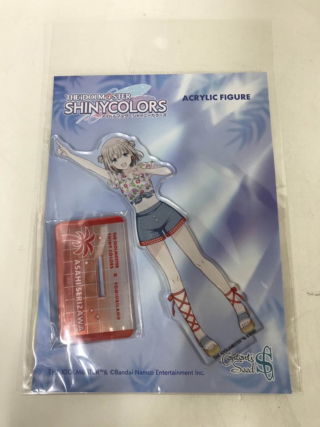 アイドルマスター シャイニーカラーズ×よみうりランド アクリルフィギュア tropical style 芹沢あさひ