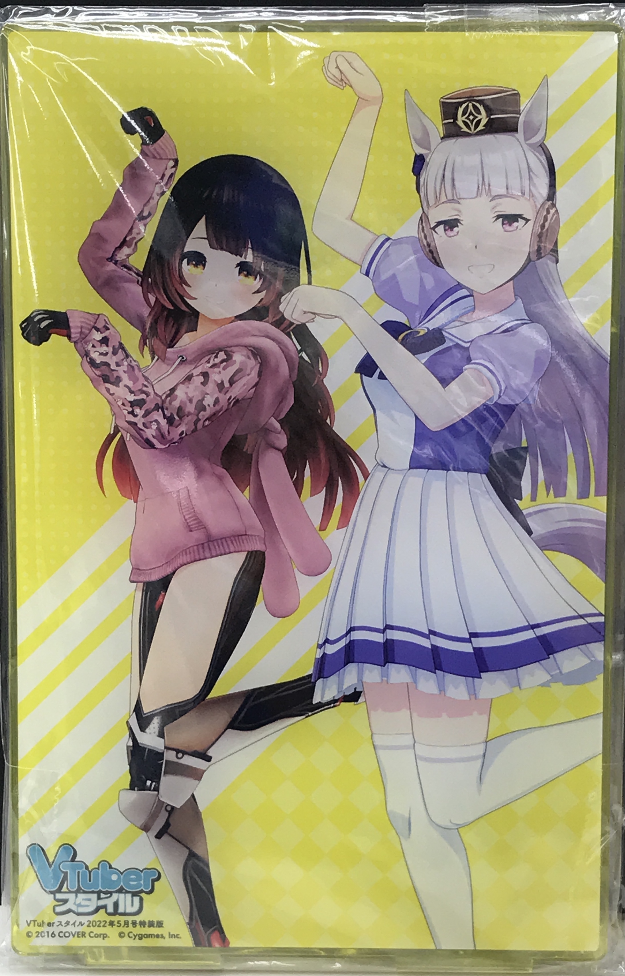 ホロライブ/ウマ娘 プリティーダービー ぱかチューブっ! アクリルスタンド ロボ子さん&ゴールドシップ 【VTuberスタイル 2022年5月号 特装版 付録】
