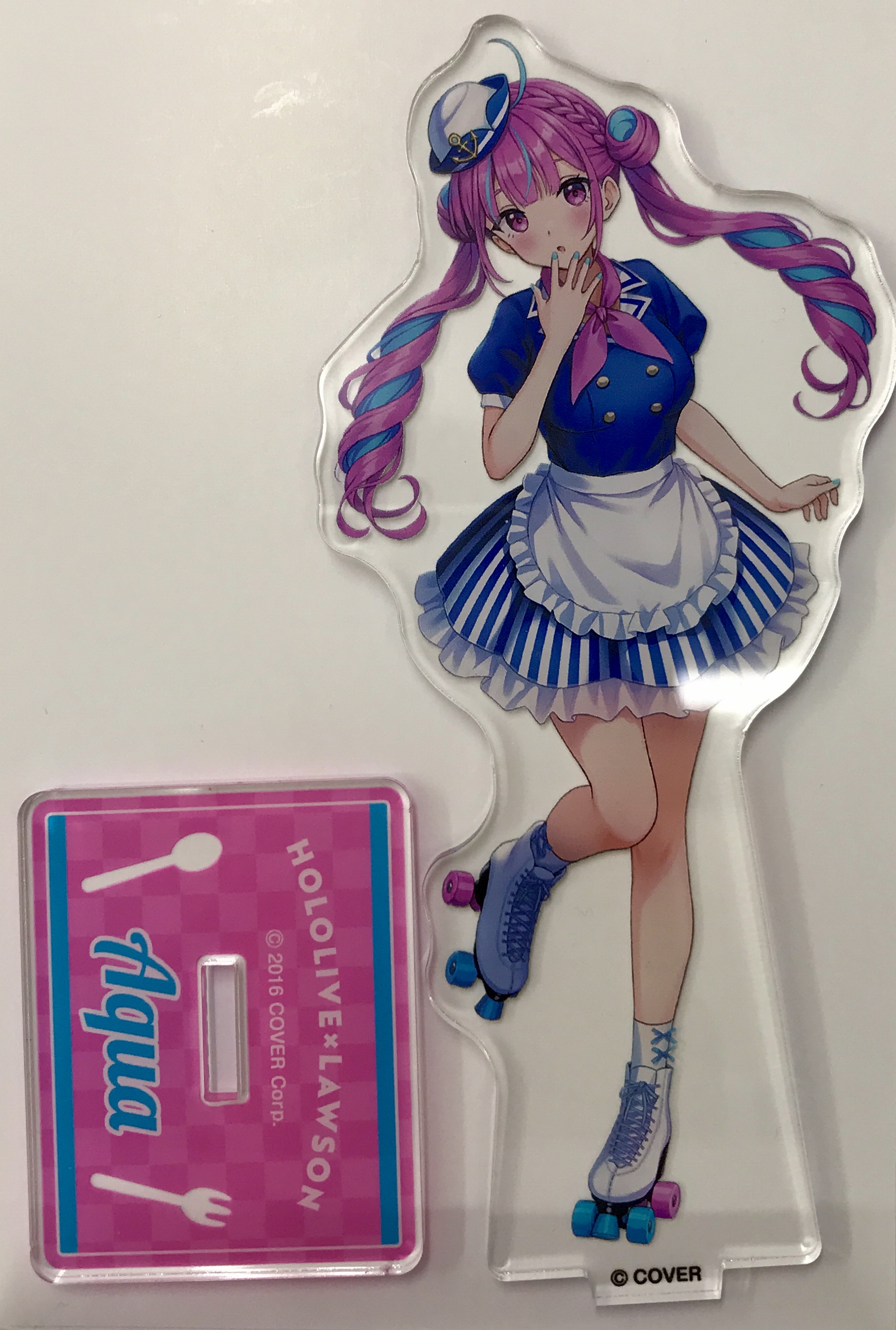 ホロライブ アクリルスタンド 湊あくあ【バーチャルYouTuber ホロライブ×ローソン】