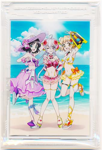 戦姫絶唱シンフォギアXD UNLIMITED プレートアクリルスタンド それぞれの夏(かき氷編) 小日向未来&雪音クリス&立花響