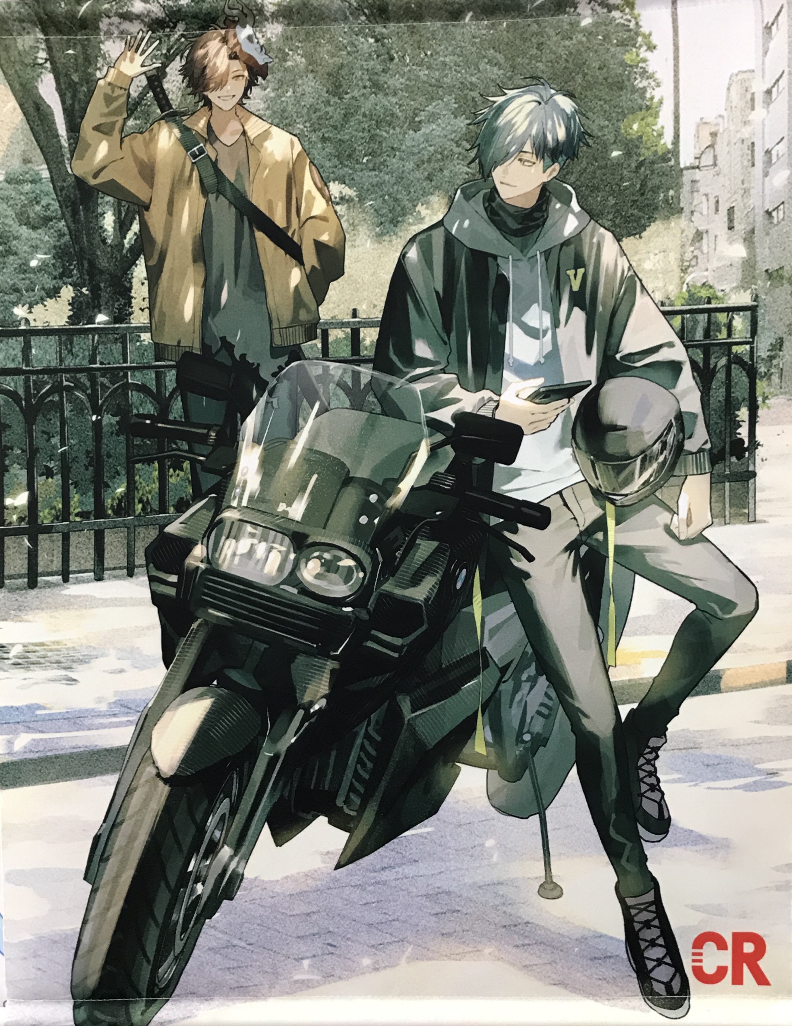 Crazy Raccoon MOTORCYCLE DAY TAPESTRY VanilLa&ありさか