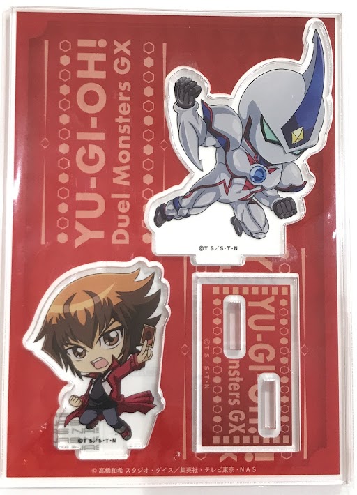 【未開封】遊戯王デュエルモンスターズGX 遊戯王 シリーズ アクリルフィギュアスタンド JF2020ミニキャラver. 遊城十代&E・HERO ネオス 【アニメイト限定】