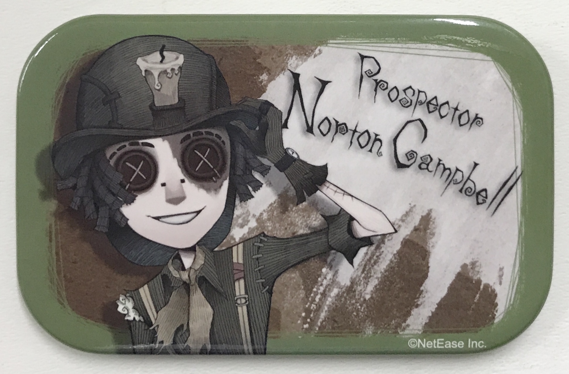 Identity V 第五人格 Dark×POP トレーディングスクエア缶バッジ 探鉱者(ノートン・キャンベル)