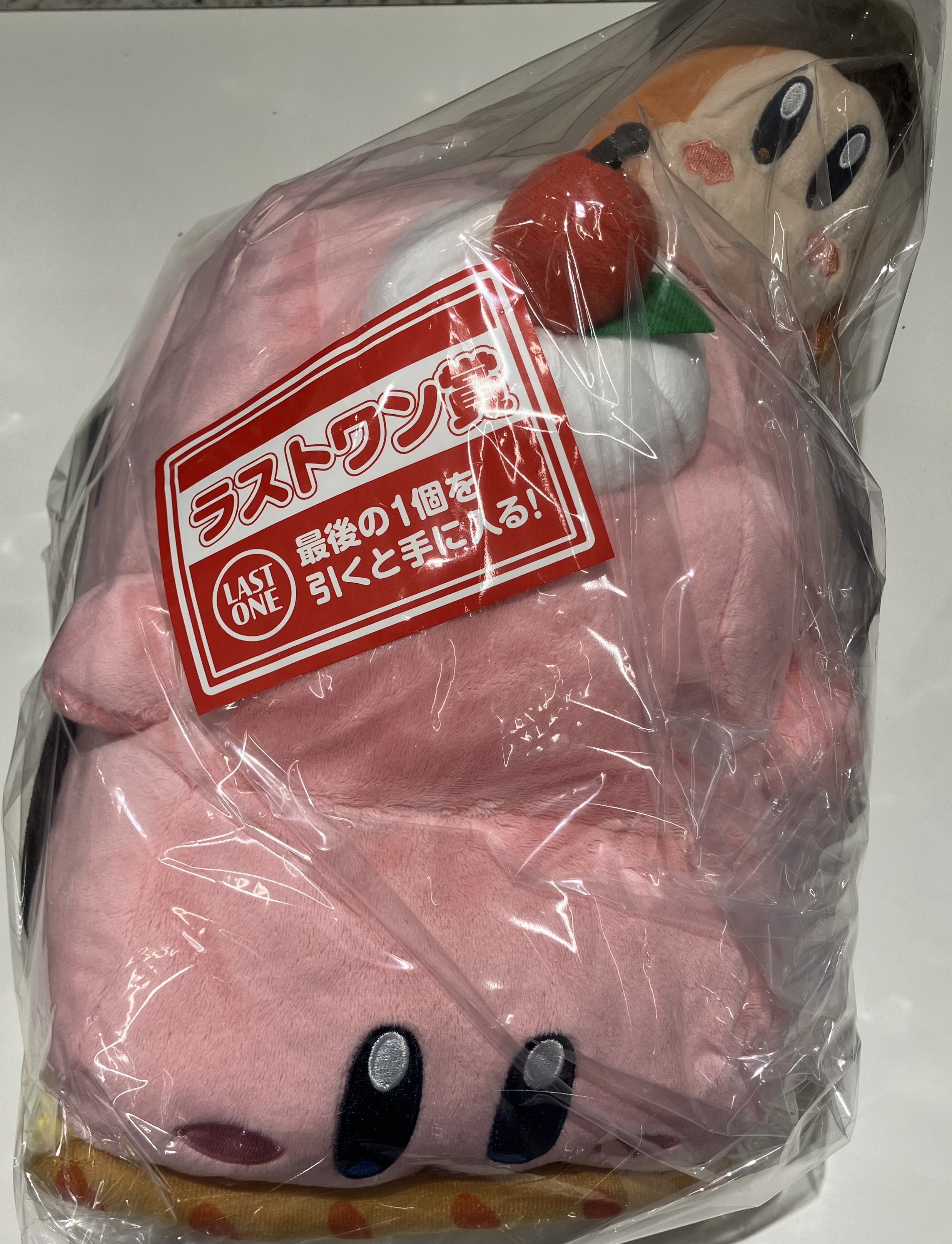 【未開封】一番くじ 星のカービィ Kirby Cafe PETIT ラストワン賞 くるまほおばりケーキ ぬいぐるみ カービィ&ワドルディ