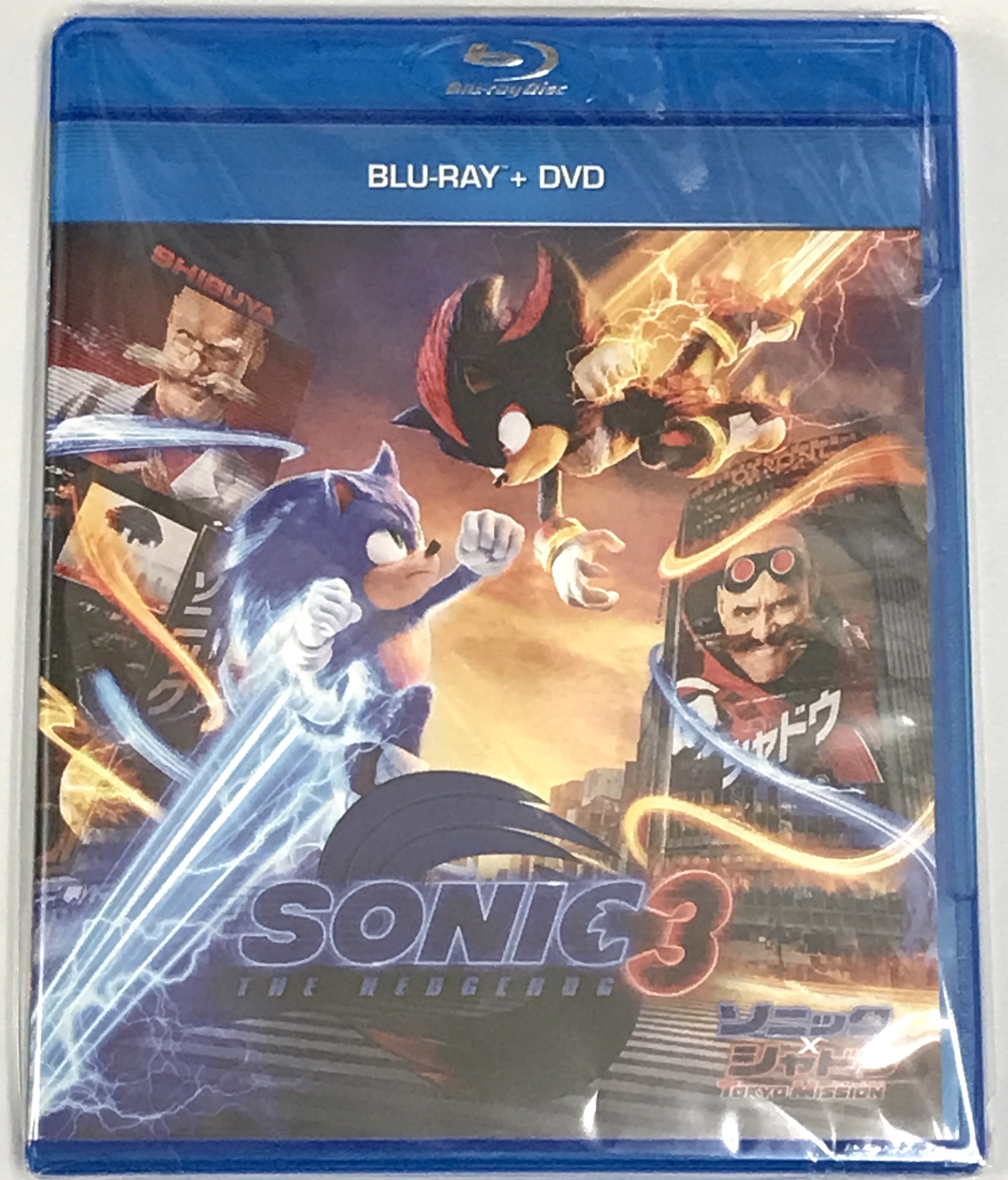 ソニック x シャドウ TOKYO MISSION ブルーレイ+DVD [ベン・シュワルツ|キアヌ・リーブス|コリーン・オショーネシー]【ブルーレイ】
