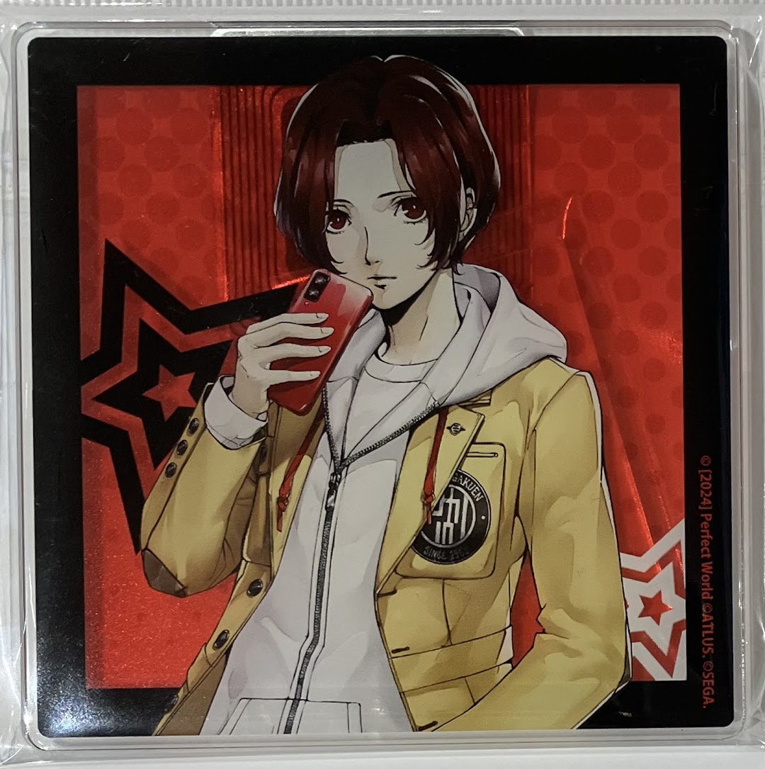ペルソナ 5 ザ・ロイヤル/ペルソナ 5 : The Phantom X トレーディングアクリルコースタースタンド 主人公(ワンダー)