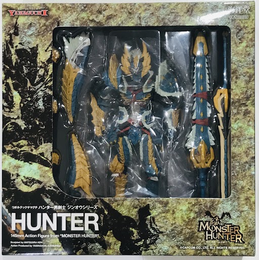 リボルテックヤマグチ モンスターハンター ハンター男剣士 ジンオウシリーズ (再販) 【フィギュア】[海洋堂]