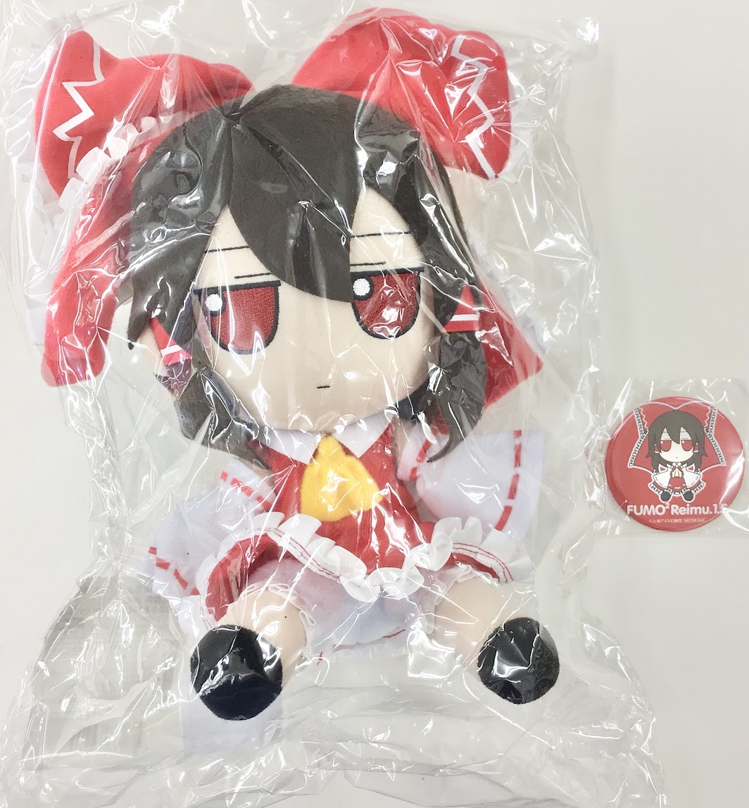 東方project ぬいぐるみ ポポモン popomon 博麗霊夢 元箱付き