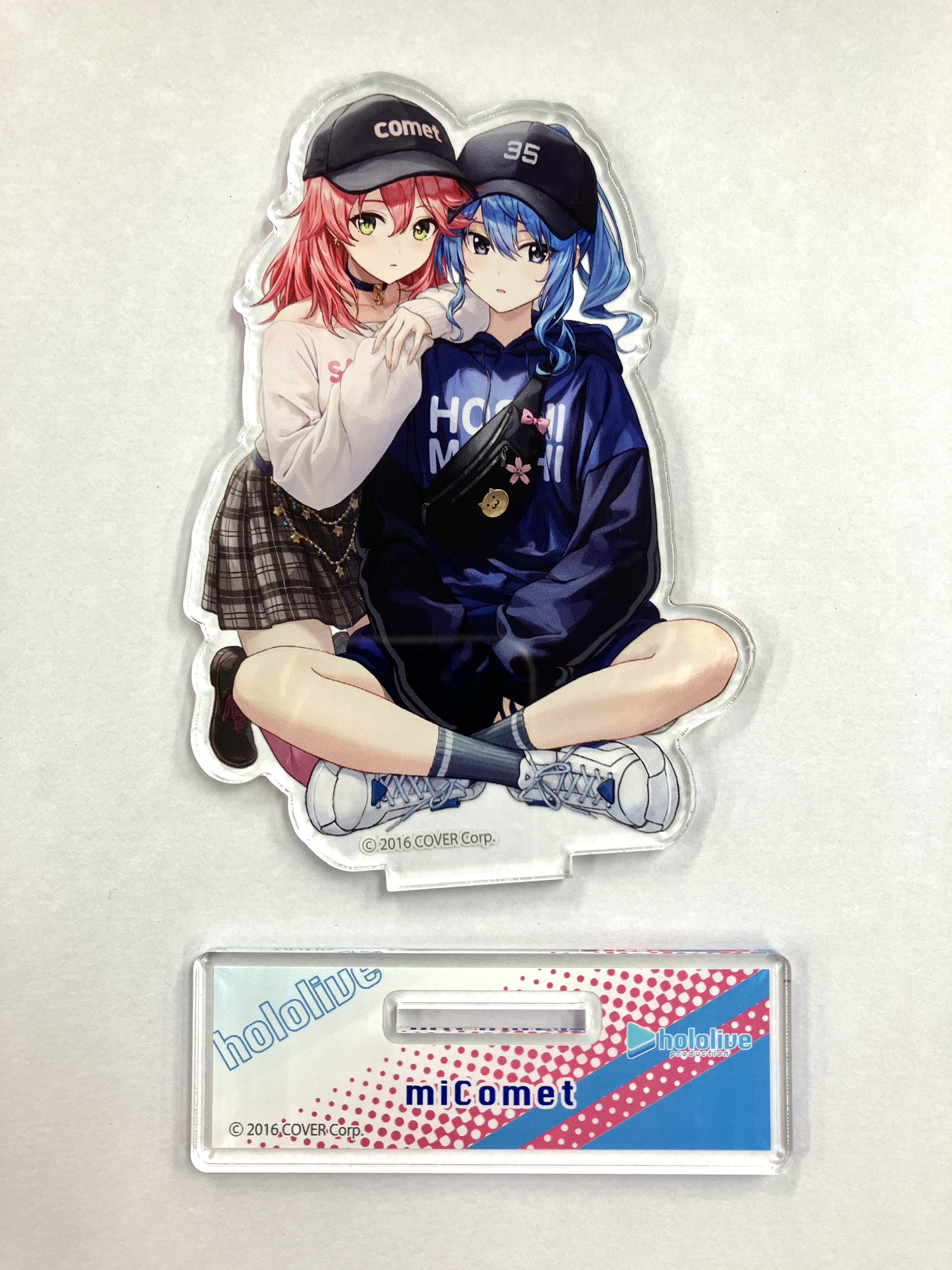 ホロライブ×MOLLY.ONLINE コラボ アクリルスタンド miComet さくらみこ&星街すいせい