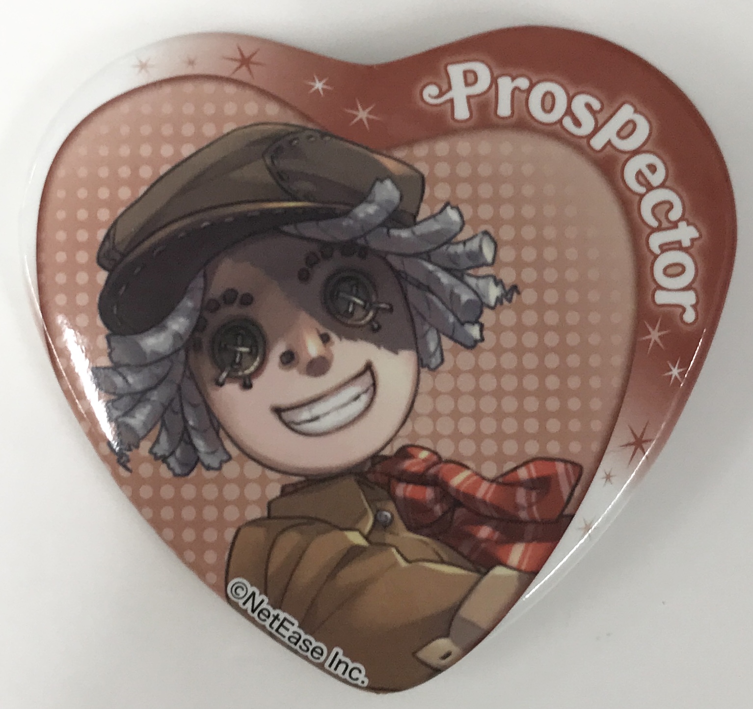 Identity V 第五人格×SWEETS PARADISE ～荘園告白シーズン～ トレーディングハート缶バッジ 探鉱者(ノートン・キャンベル)