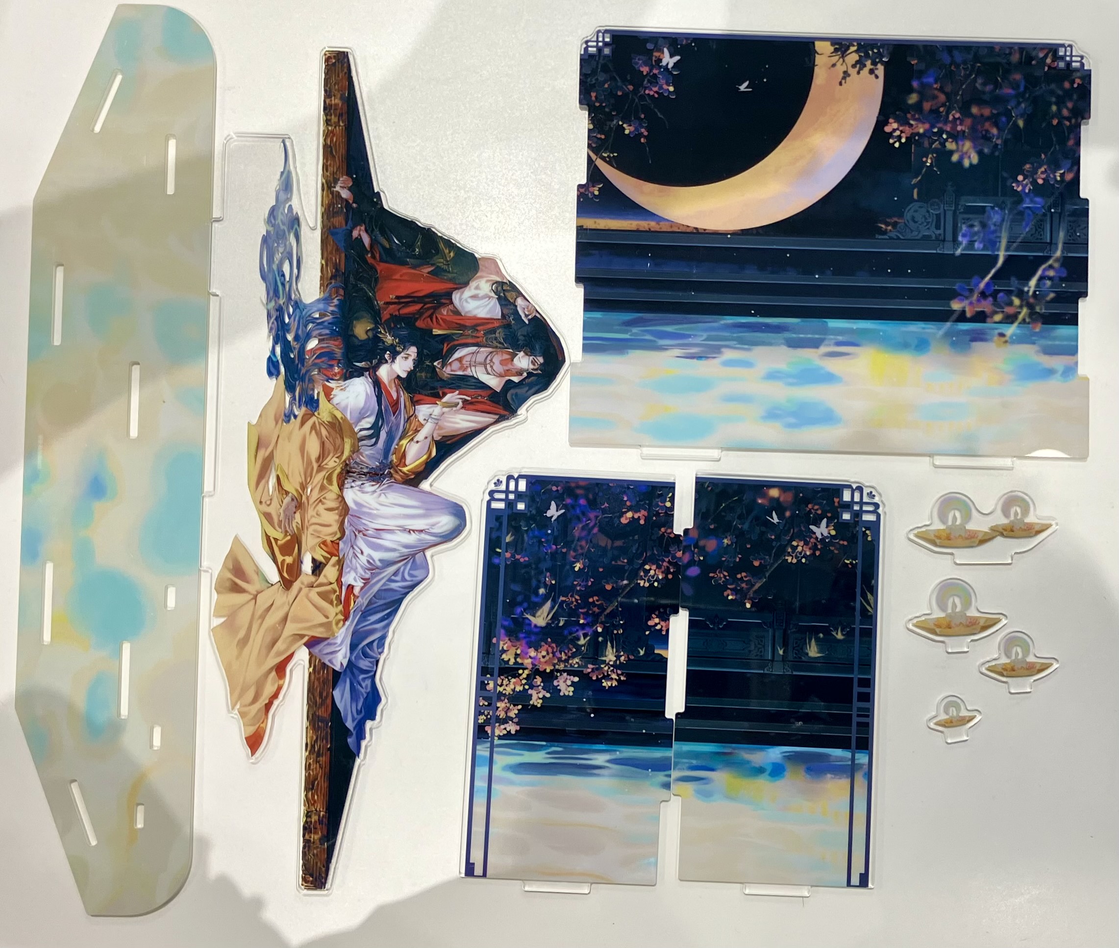 天官賜福 繁花水亭シリーズ アクリルスタンド 謝憐&花城