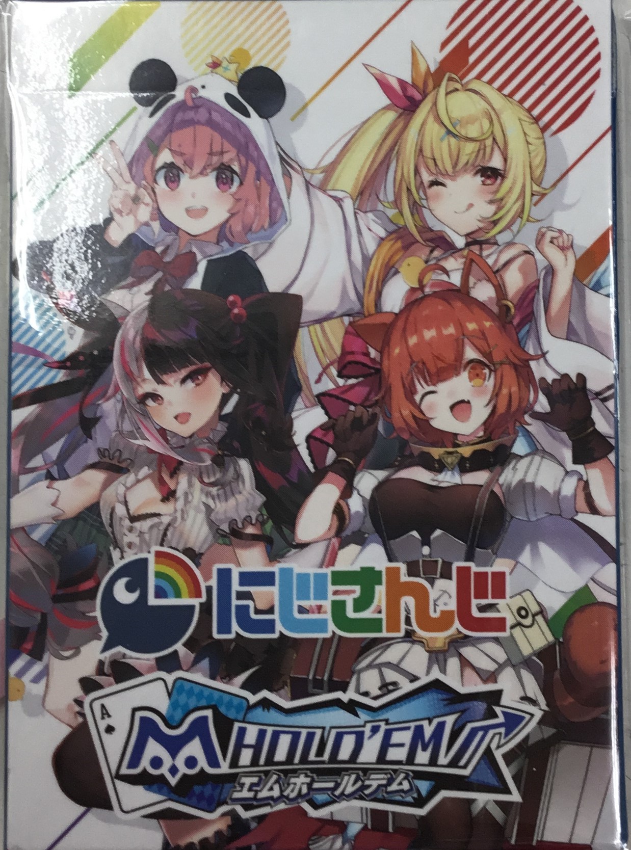 【未開封】m HOLD'EM×にじさんじ にじさんじコラボ 第2弾トランプ争奪戦 にじさんじコラボトランプ