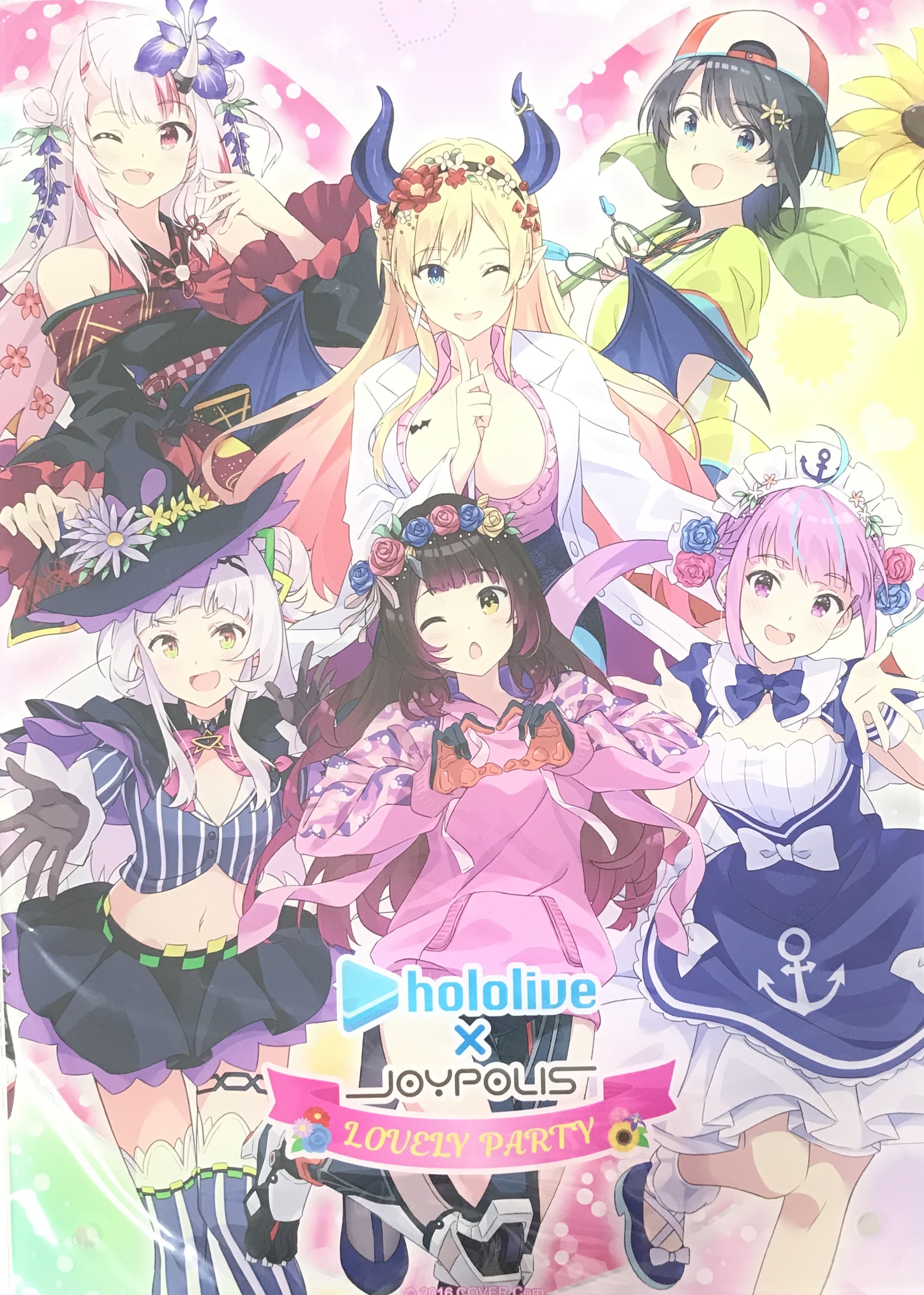 ホロライブ×JOYPOLIS LOVELY PARTY アクリルパネル ジオラマステージ付き