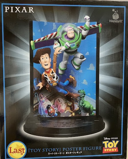 【未開封】Happyくじ /PIXAR 2025 Last賞 『トイ・ストーリー』 ポスターフィギュア