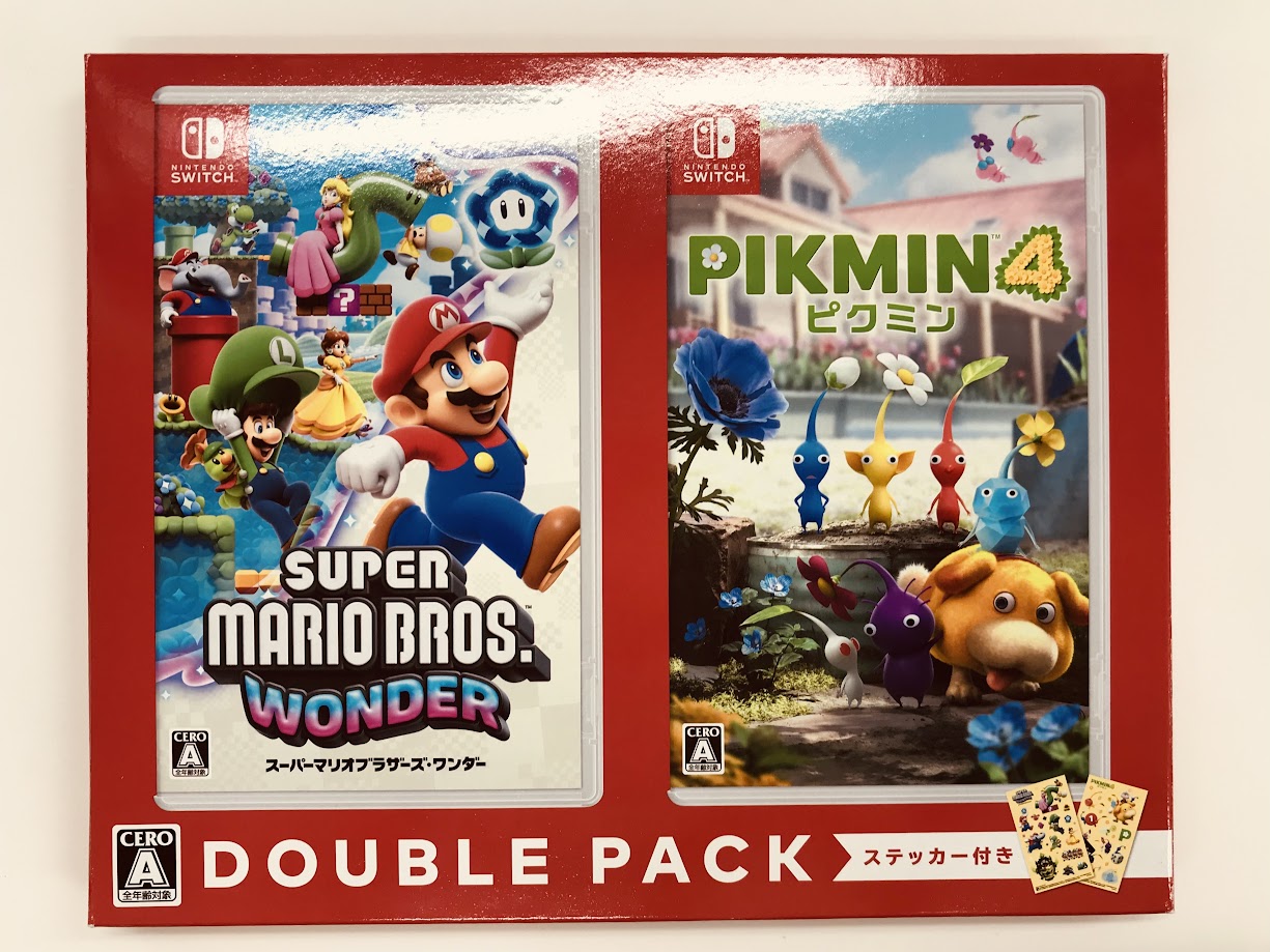 スーパーマリオブラザーズ ワンダー・ピクミン 4 ダブルパック 【Nintendo Switch】