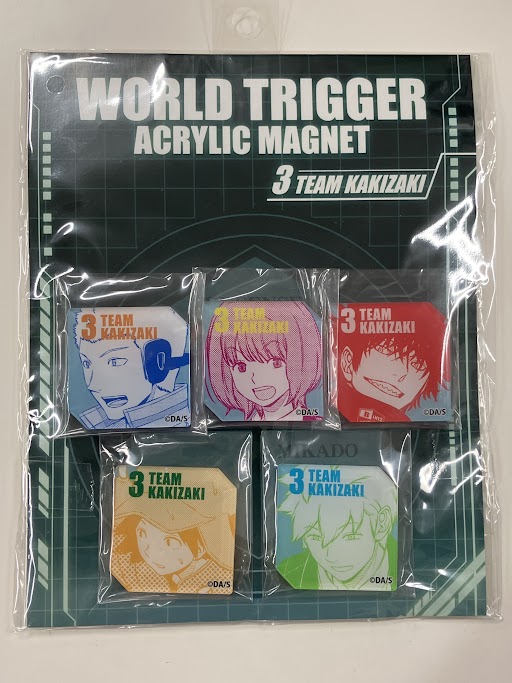 ワールドトリガー マグネットセット 柿崎3番隊