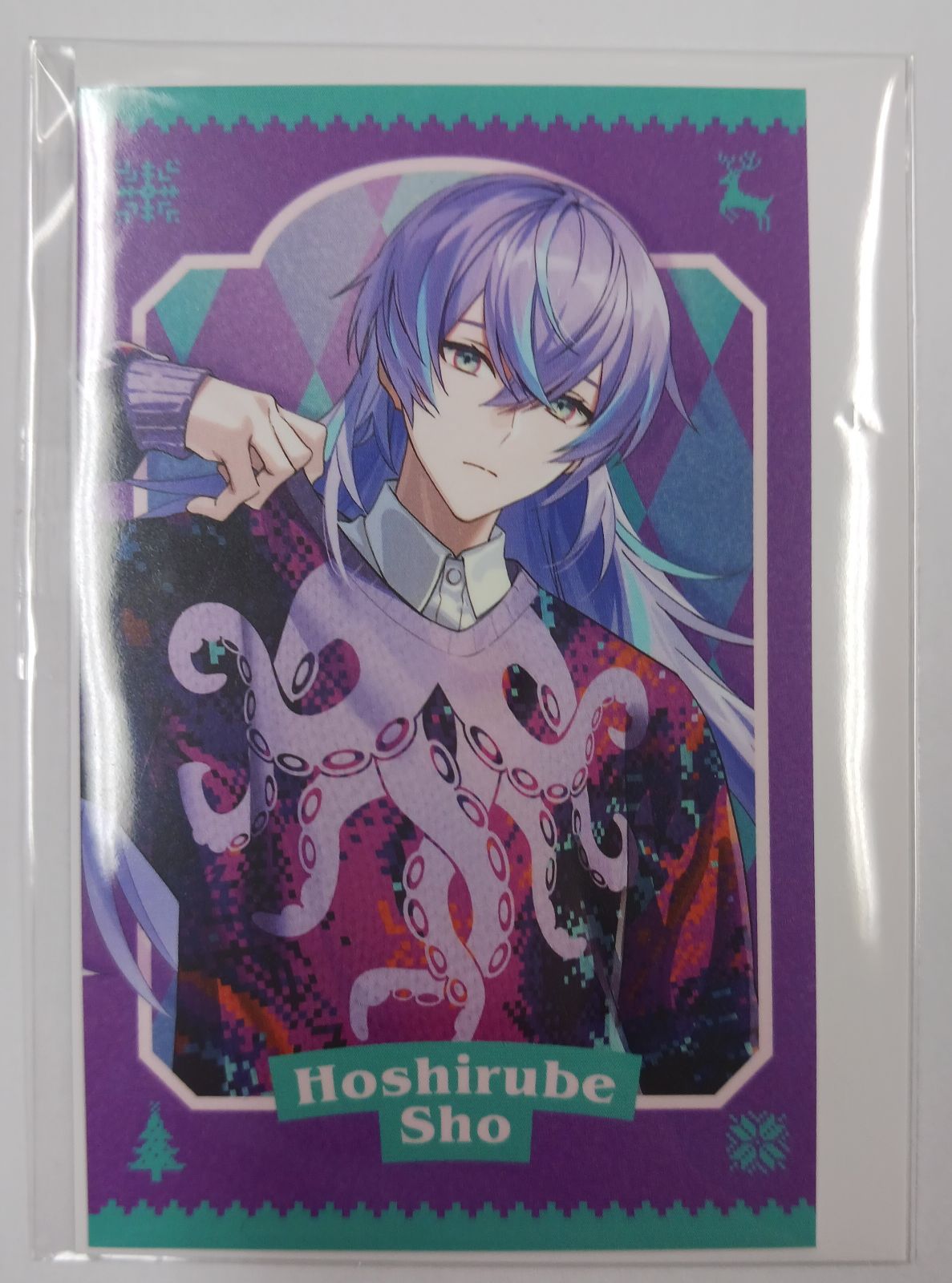 にじさんじ Christmas Wear~KD Sweater Style~ チェキ風カード 星導ショウ