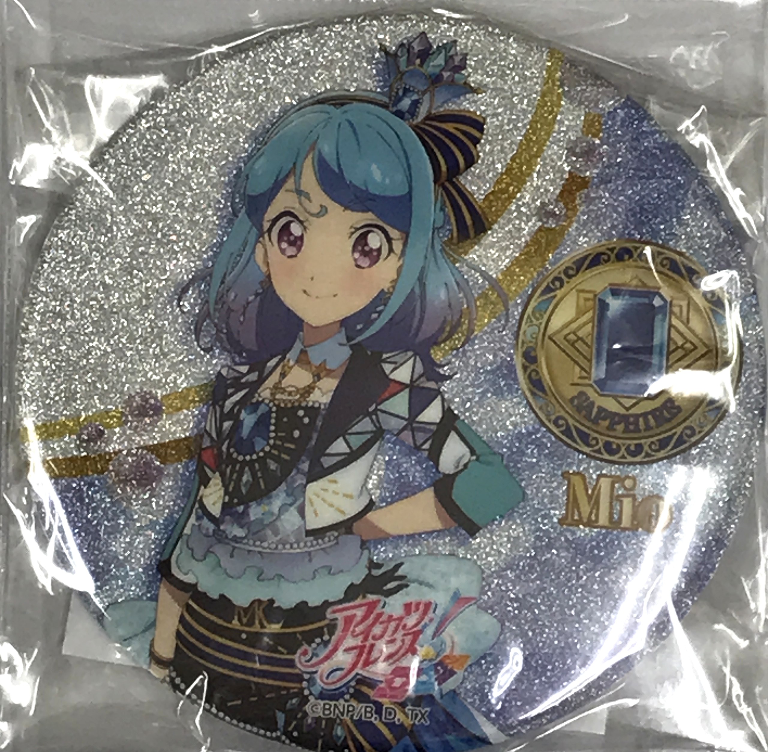 アイカツフレンズ! グリッター缶バッジ 湊みお 【アイカツ! オフィシャルショップ】
