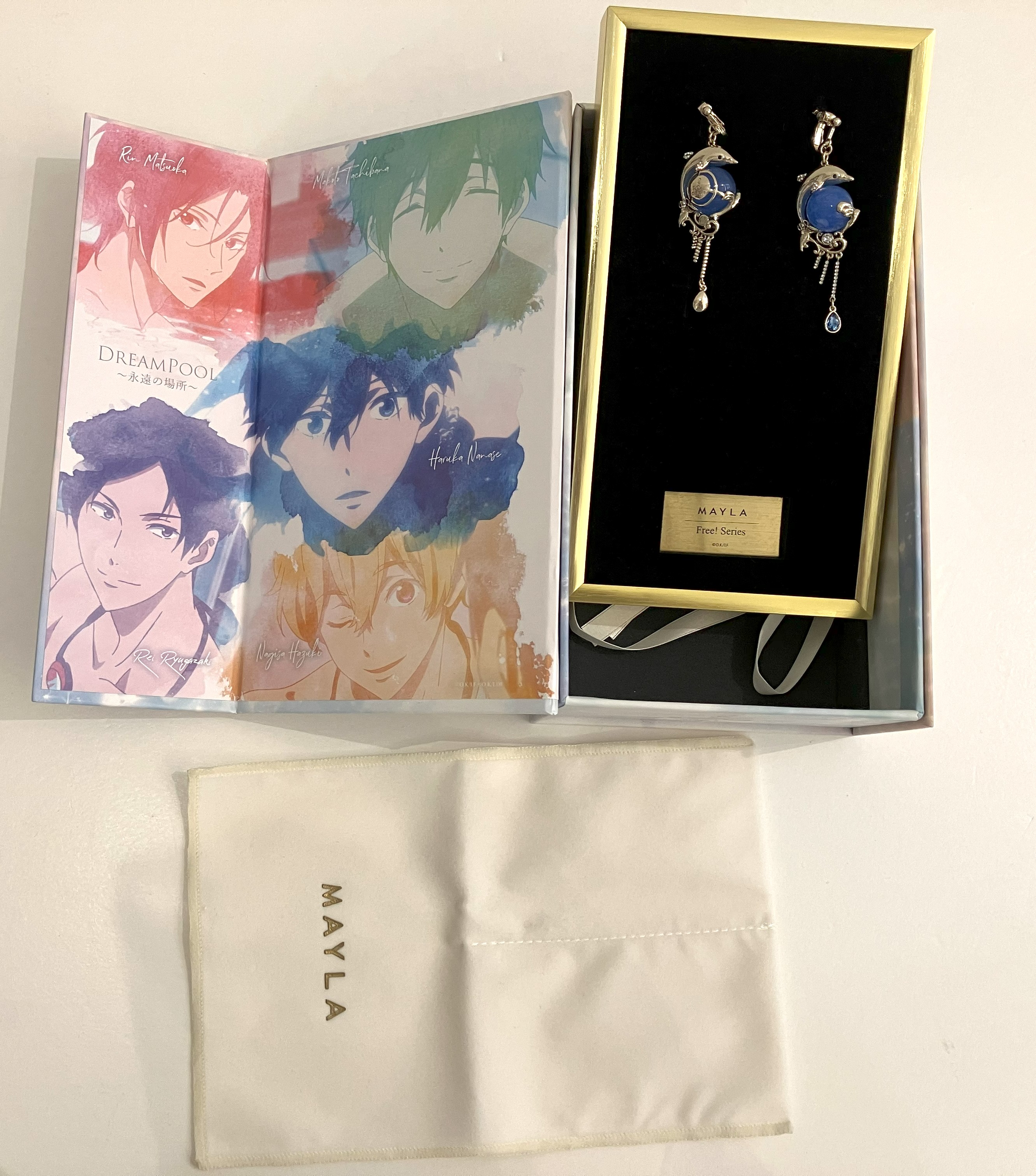 Free! シリーズ×MAYLA アイコニック イヤオブジェ 七瀬遙 (イヤリング)